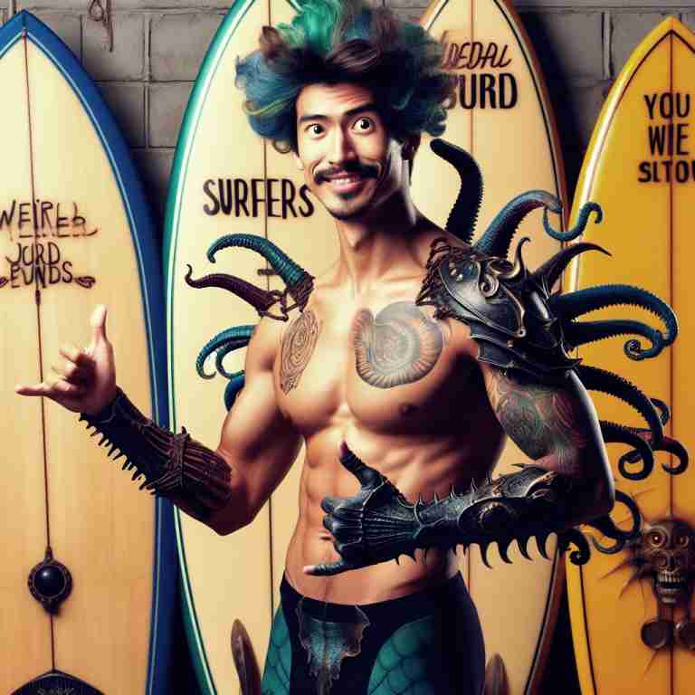 Surf7 Rapper The Eccentric World of Surf Stardom: Where Oddity Meets the Waves ...