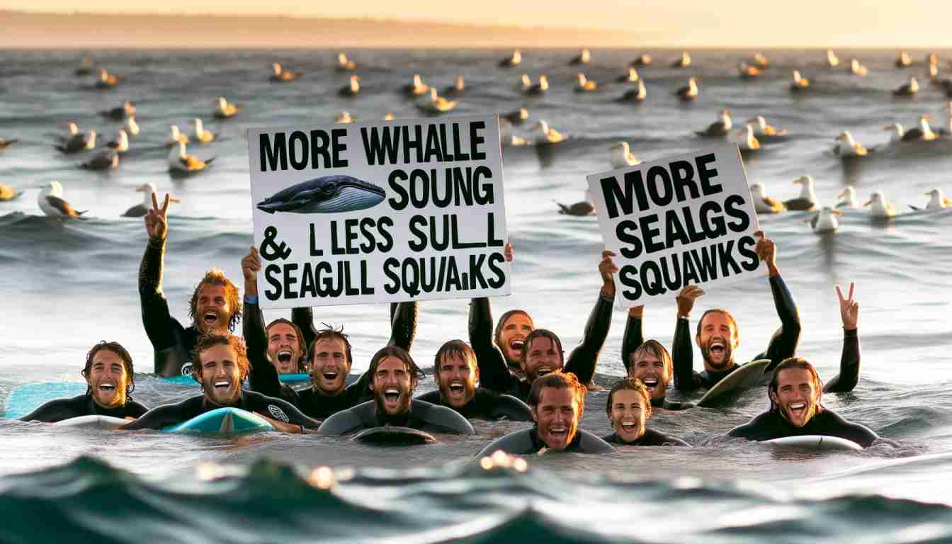Rancho Palos Verdes Surfers Demand Ocean Soundtrack to Include More Whale Songs, Less Seagull Squawks Rancho Palos Verdes Surfers Demand Ocean Soundtrack to Include More Whale Songs, Less Seagull Squawks