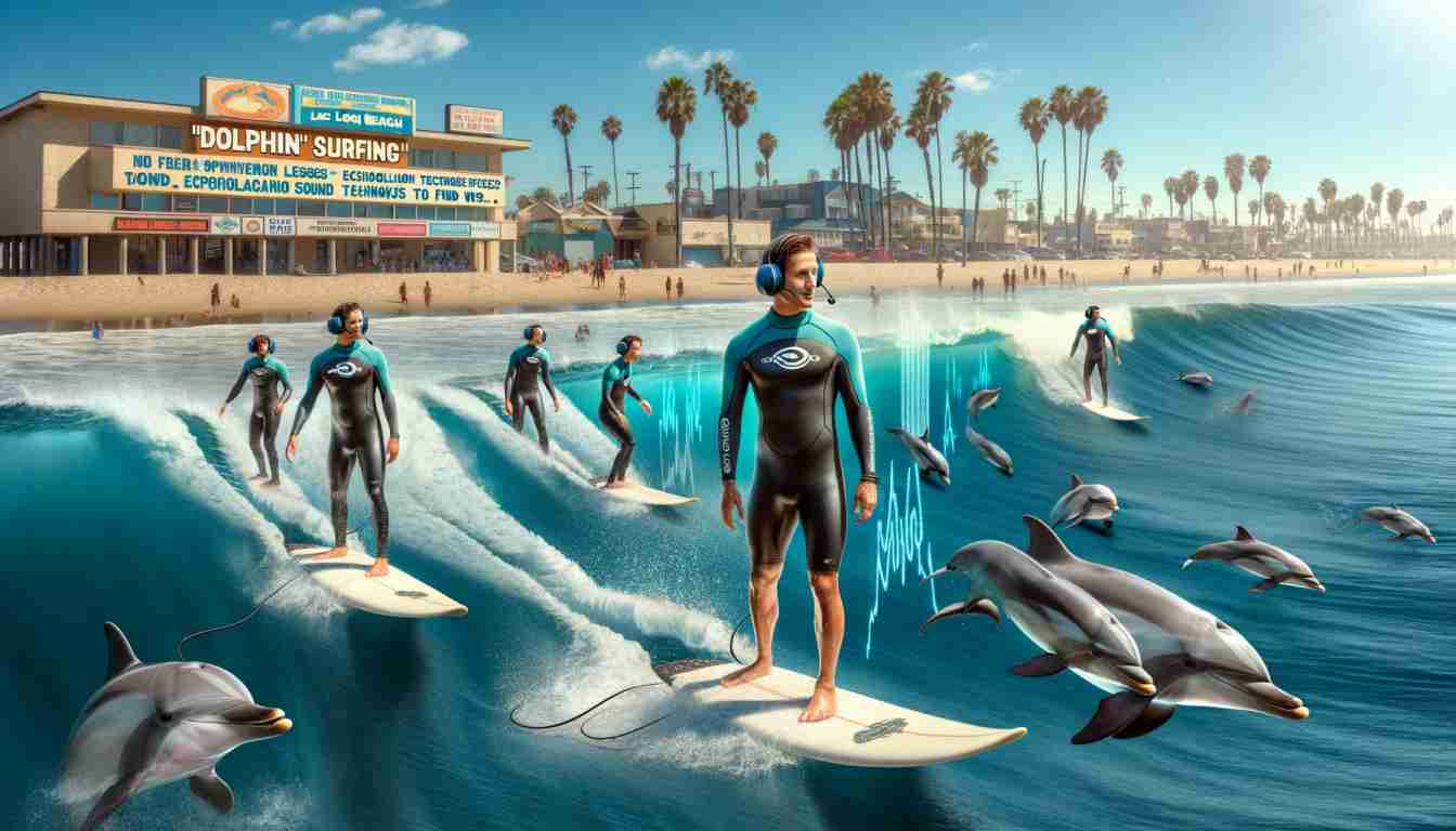 Local Surf Shop Offers ‘Dolphin Surfing’ Lessons, Teaches Echolocation to Find Waves