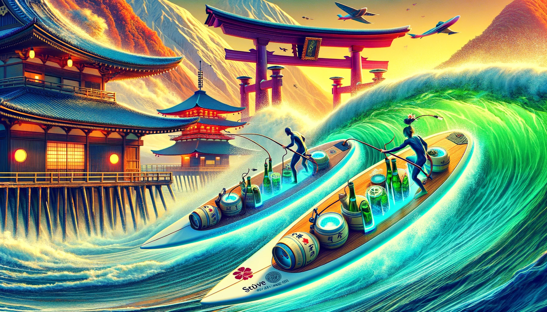 Eco-Friendly Surfing in Japan: Now Powered by Sake! Eco-Friendly Surfing in Japan: Now Powered by Sake!