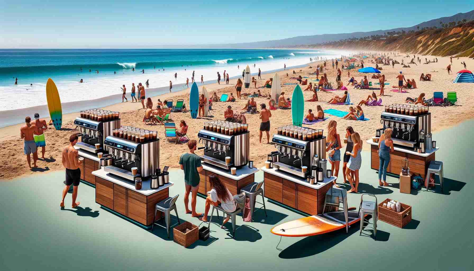 Beach in Rancho Palos Verdes Now Equipped with Espresso Machines Beach in Rancho Palos Verdes Now Equipped with Espresso Machines