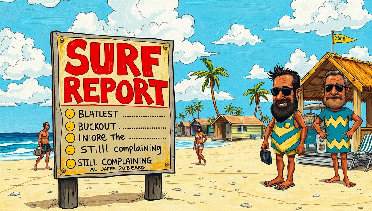 Surf Report Predicts Waves